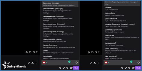 twitch commands|list of twitch commands.